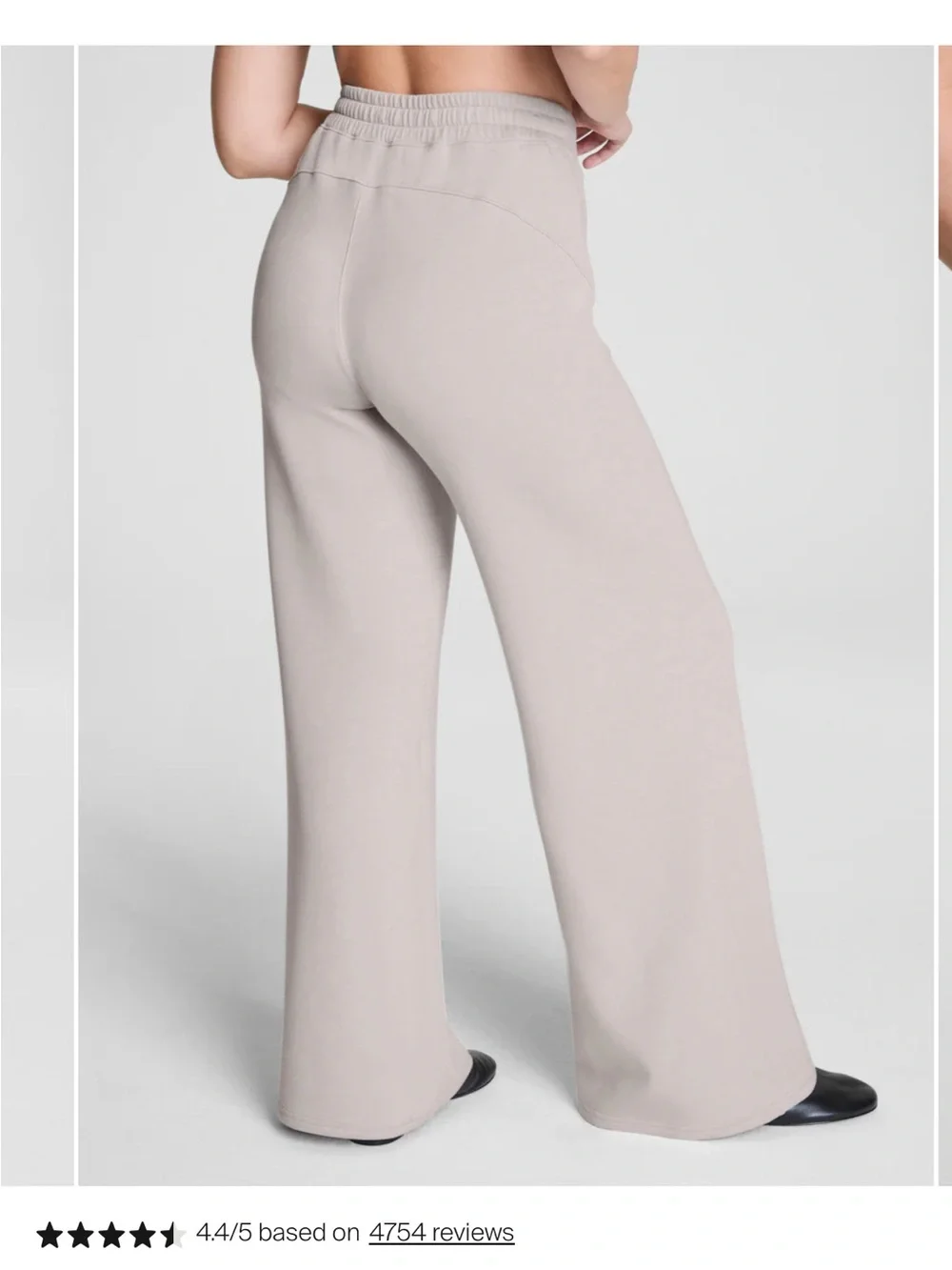 SPANX AirEssential NWT Wide-Leg Knit Pants in French Gray